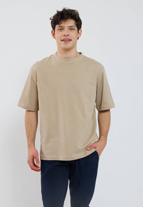 טישירט אוברסייז צבע בז'