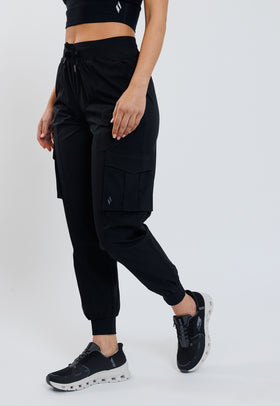 מכנס קרגו צבע שחור