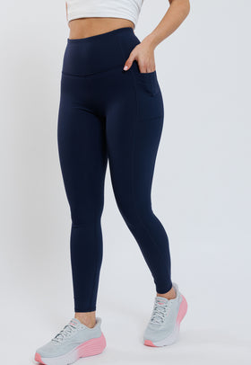 טייץ אימון ארוך צבע נייבי