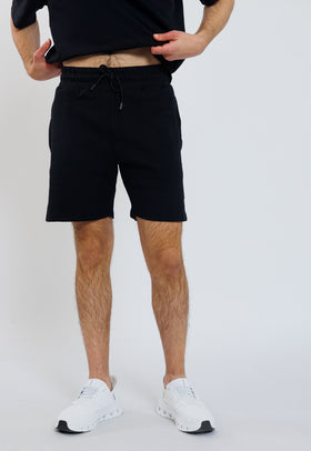 מכנס אינטרלוק קצר צבע שחור