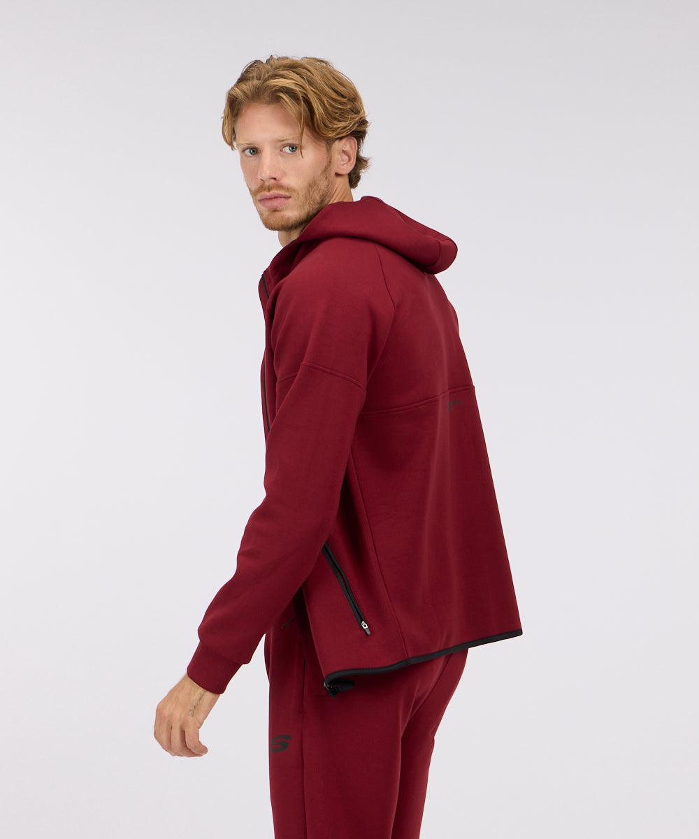 ג'קט אינטרלוק עם קפוצ'ון