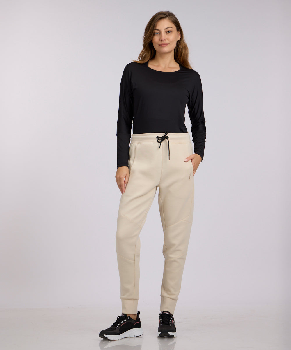 מכנס אינטרלוק עם לוגו רקום