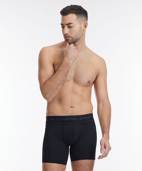 בוקסר ארוך צמוד צבע שחור